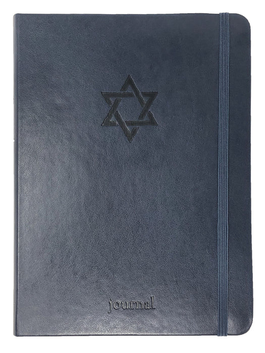 The Essential Journal Collection-Star Of David-Navy LeatherLuxe
