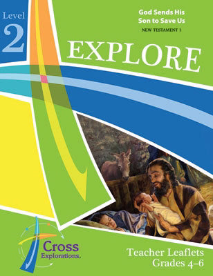Cross Explorations Sunday School: Explore Level 2 (Grades 4-6) Teacher Leaflet (NT1) (#480522)