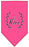 He Is Risen Screen Print Bandana Bright Pink Small