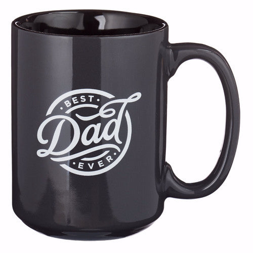 Mug-Best Dad Ever-Black (14 Oz)
