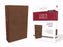 NKJV Open Bible (Comfort Print)-Brown Genuine Leather (Apr 2019)