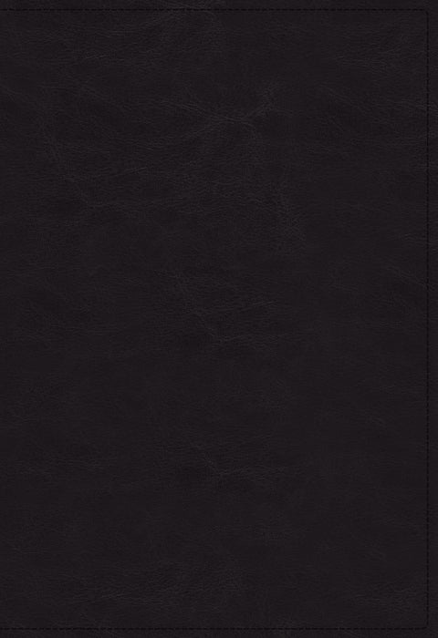 NKJV Open Bible (Comfort Print)-Black Leathersoft Indexed (Apr 2019)