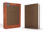 Span-RVR77 Large Print Handy Size Bible (Comfort Print)-Brown Leathersoft (Jan 2019)