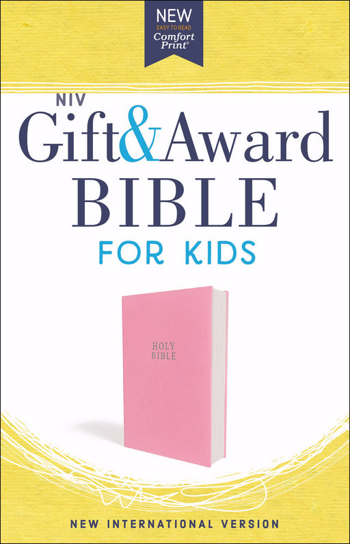 NIV Gift & Award Bible For Kids (Comfort Print)-Pink Flexcover (Jan 2019)