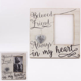 Frame-Memorial/Beloved Friend (Holds 4 x 6 Picture)