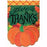 Flag-Garden-Applique-Give Thanks Pumpkin (12.5" x 18")