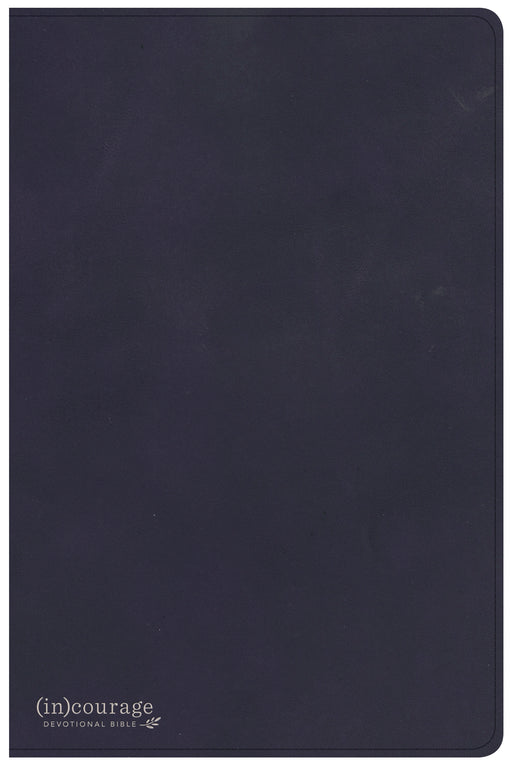 CSB (In)Courage Devotional Bible-Navy Genuine Leather Indexed