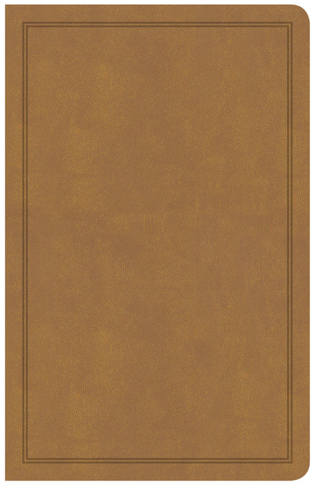 CSB Deluxe Gift Bible-Tan LeatherTouch