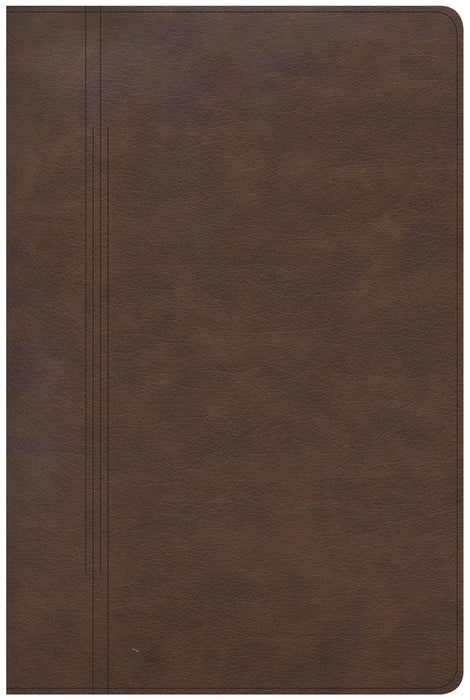CSB Life Restoration Bible-Brown LeatherTouch Indexed (Dec)