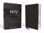 NIV Thinline Bible/Large Print (Comfort Print)-Black Premium Leather