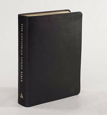 ESV Lutheran Study Bible-Black Bonded Leather Indexed