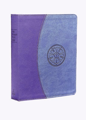 ESV Lutheran Study Bible-Purple DuoTone w/Luther's Rose