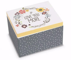 Mini Keepsake Box-Love You (2.25" x 2" x 1.5")