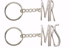 Key Chain Set-Mr. And Mrs. (Set Of 2)