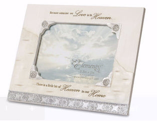 Frame-Heaven In Our Home (Holds 3.5 x 5 Photo) (7.25 x 6)-Resin