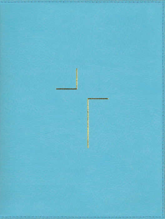 NIV The Jesus Bible (Comfort Print)-Blue Leathersoft