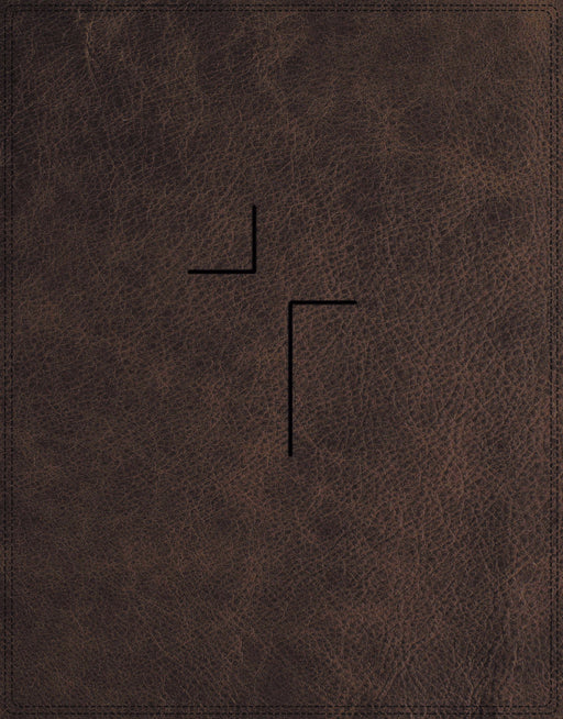NIV The Jesus Bible (Comfort Print)-Brown Leathersoft Indexed