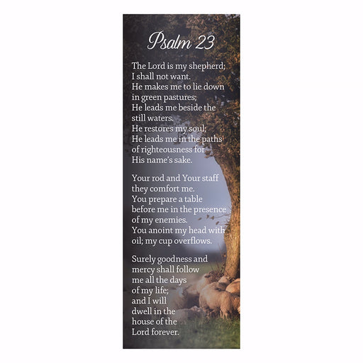 Bookmark-Bible Basics-Psalm 23/Tree (Pack of 10) (Pkg-10)