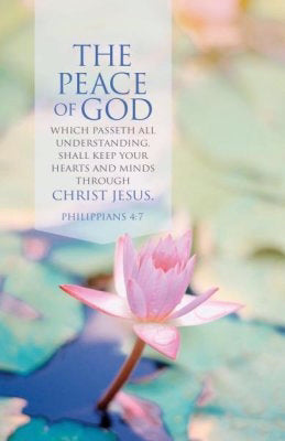 Bulletin-The Peace Of God (Philippians 4:6 KJV) (Pack Of 100)  (Pkg-100)