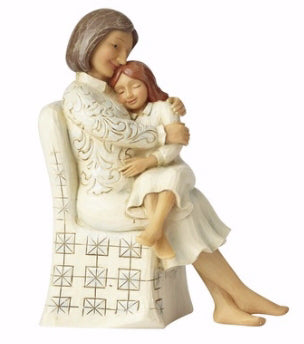 Figurine-Heartwood Creek-Woman Sitting w/Child