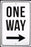Sign-One Way w/Right Arrow