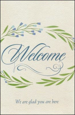 Folder-Welcome-We Are Glad You Are Here (Pack Of 12)  (Pkg-12)