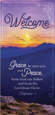 Guest Card-Welcome: Grace And Peace (Pack Of 50) (Pkg-50)