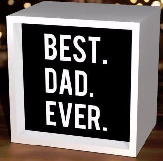 Light Box-Best.Dad.Ever. (5-5/8 Square)