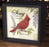 Light Box-Sing/Sandy Clough Cardinal (5-5/8 Square)