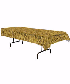 One Starry Night: Straw Table Cover (54" x 108")