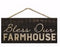 Jute Hanging Decor-Bless Our Farmhouse (10" x 4.5")