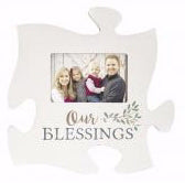Wall Decor-Puzzle Piece Frame-Our Blessings (12 x 12)