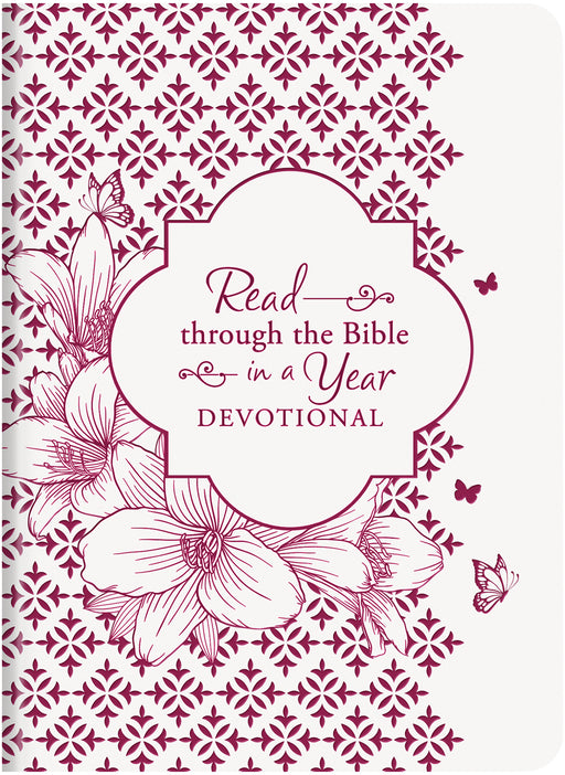 Read Through The Bible In A Year Devotional-Pink DiCarta (Dec)