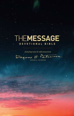 Message Devotional Bible-Hardcover