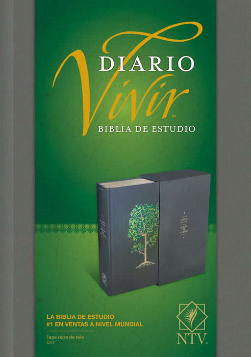 Span-NTV Life Application Study Bible (Biblia De Estudio Del Diario Vivir)-Gray Hardcover