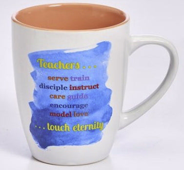 Mug-Teachers Touch Eternity w/Gift Box (2 Timothy 2:1 KJV)