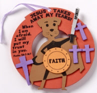 Foam Activity Kit-Jesus Takes Away My Fears! (Psalm 56:3 NLT)