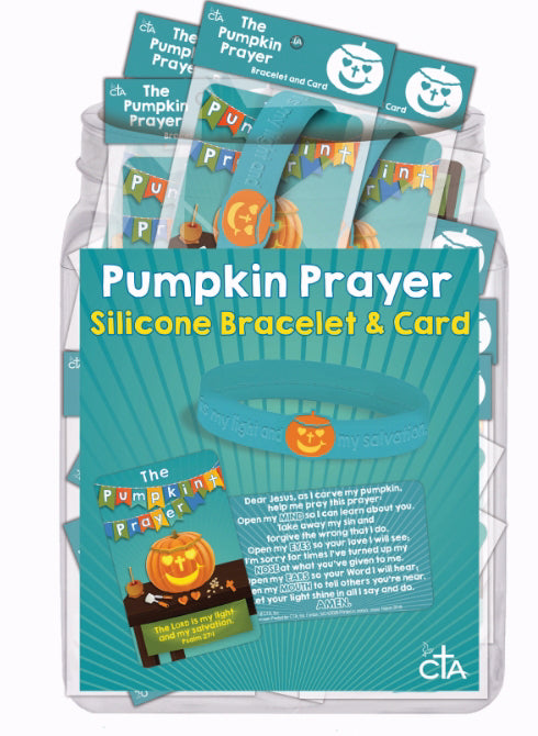 Bracelet-The Pumpkin Prayer-Silicone-Display/48 (Pkg-48)
