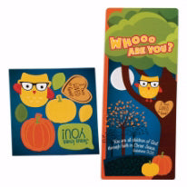 Whooo Are You? Jumbo Activity Card w/Stickers