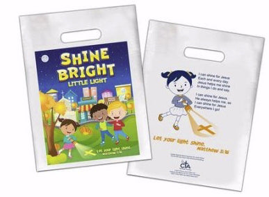 Shine Bright Little Light Goodie Bag (9 x 12) (Pack Of 12) (Pkg-12)