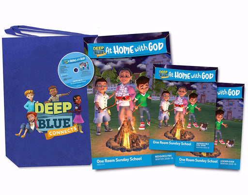 Deep Blue Kids: One Room Sunday School Kit Winter 2018-2019 (Ages 3-12) (Oct)