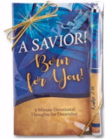 Gift Set-A Savior! Devotion Book & Pen (Luke 2:11 KJV)