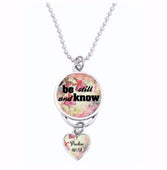 Rearview Mirror Charm-Be Still And Know-12"