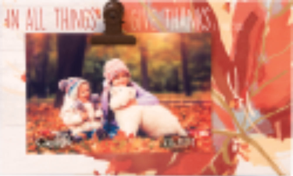 Photo Plaque-Give Thanks (6 x 10)