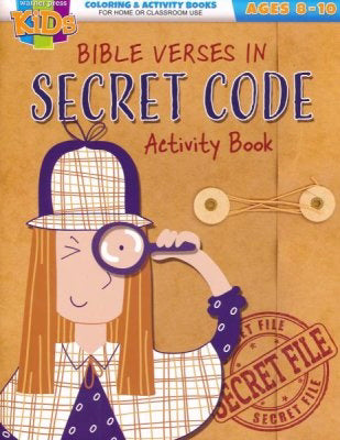 Bible Verses In Secret Code Activity Book (Ages 8-10)