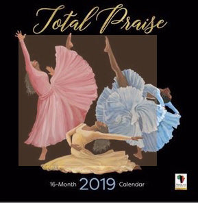 Calendar-2019 Total Praise Wall  (12" x 12")