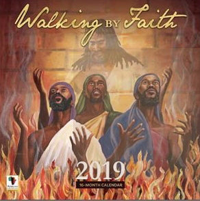 Calendar-2019 Walking By Faith Wall (12" x 12")