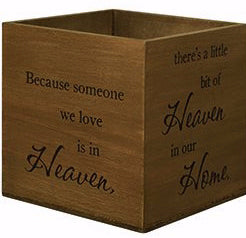 Keepsake Box-Heaven In Our Home (5.5 x 5.5)