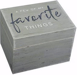 Keepsake Memory Box-Favorite Things (6 x 8)