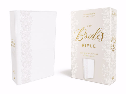 KJV Bride's Bible (Comfort Print)-White Leathersoft (Mar 2019)